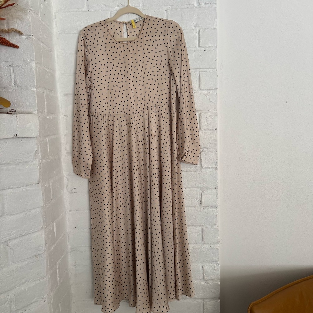 ZARA Polka Dot Maxi Dress – Size XS $38